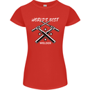 World's Best Welder Welding Womens Petite Cut T-Shirt Red