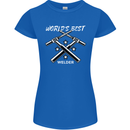 World's Best Welder Welding Womens Petite Cut T-Shirt Royal Blue