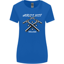 World's Best Welder Welding Womens Wider Cut T-Shirt Royal Blue