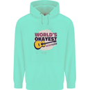 World's Okayest Guitar Player Funny Childrens Kids Hoodie Peppermint