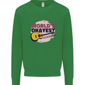 World's Okayest Guitar Player Funny Kids Sweatshirt Jumper Irish Green