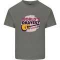 World's Okayest Guitar Player Funny Kids T-Shirt Childrens Charcoal