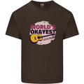 World's Okayest Guitar Player Funny Kids T-Shirt Childrens Chocolate