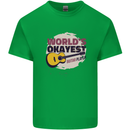 World's Okayest Guitar Player Funny Kids T-Shirt Childrens Irish Green