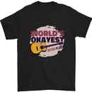 World's Okayest Guitar Player Funny Mens T-Shirt Cotton Gildan Black