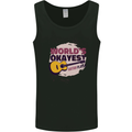 World's Okayest Guitar Player Funny Mens Vest Tank Top Black