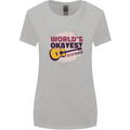 World's Okayest Guitar Player Funny Womens Wider Cut T-Shirt Sports Grey