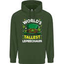 Worlds Tallest Leprechaun St Patricks Day Childrens Kids Hoodie Forest Green