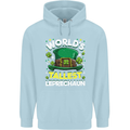 Worlds Tallest Leprechaun St Patricks Day Childrens Kids Hoodie Light Blue