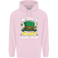 Worlds Tallest Leprechaun St Patricks Day Childrens Kids Hoodie Light Pink