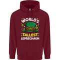 Worlds Tallest Leprechaun St Patricks Day Childrens Kids Hoodie Maroon