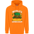 Worlds Tallest Leprechaun St Patricks Day Childrens Kids Hoodie Orange
