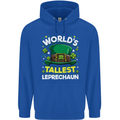 Worlds Tallest Leprechaun St Patricks Day Childrens Kids Hoodie Royal Blue