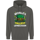 Worlds Tallest Leprechaun St Patricks Day Childrens Kids Hoodie Storm Grey