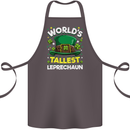 Worlds Tallest Leprechaun St Patricks Day Cotton Apron 100% Organic Dark Grey