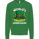 Worlds Tallest Leprechaun St Patricks Day Kids Sweatshirt Jumper Irish Green