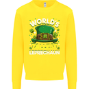 Worlds Tallest Leprechaun St Patricks Day Kids Sweatshirt Jumper Yellow