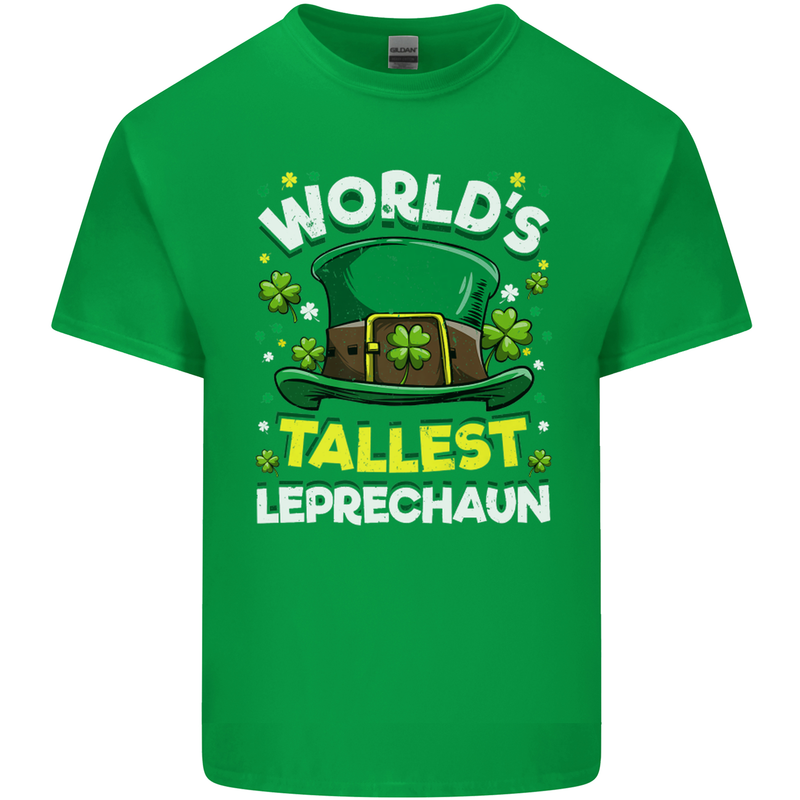 Worlds Tallest Leprechaun St Patricks Day Kids T-Shirt Childrens Irish Green