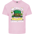 Worlds Tallest Leprechaun St Patricks Day Kids T-Shirt Childrens Light Pink