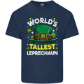 Worlds Tallest Leprechaun St Patricks Day Kids T-Shirt Childrens Navy Blue