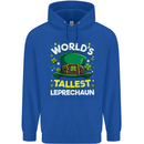 Worlds Tallest Leprechaun St Patricks Day Mens 80% Cotton Hoodie Royal Blue