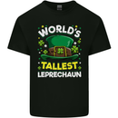 Worlds Tallest Leprechaun St Patricks Day Mens Cotton T-Shirt Tee Top Black
