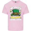 Worlds Tallest Leprechaun St Patricks Day Mens Cotton T-Shirt Tee Top Light Pink