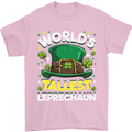 Worlds Tallest Leprechaun St Patricks Day Mens T-Shirt Cotton Gildan Light Pink