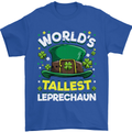 Worlds Tallest Leprechaun St Patricks Day Mens T-Shirt Cotton Gildan Royal Blue