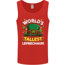 Worlds Tallest Leprechaun St Patricks Day Mens Vest Tank Top Red