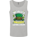 Worlds Tallest Leprechaun St Patricks Day Mens Vest Tank Top Sports Grey