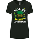 Worlds Tallest Leprechaun St Patricks Day Womens Wider Cut T-Shirt Black