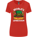 Worlds Tallest Leprechaun St Patricks Day Womens Wider Cut T-Shirt Red