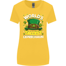 Worlds Tallest Leprechaun St Patricks Day Womens Wider Cut T-Shirt Yellow