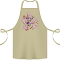 Worry Less Yoga More Cotton Apron 100% Organic Khaki