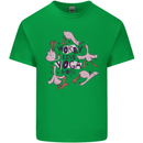 Worry Less Yoga More Kids T-Shirt Childrens Irish Green