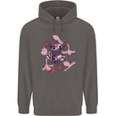 Worry Less Yoga More Mens 80% Cotton Hoodie Charcoal