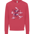 Worry Less Yoga More Mens Sweatshirt Jumper Heliconia