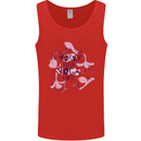 Worry Less Yoga More Mens Vest Tank Top Red