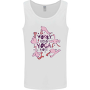 Worry Less Yoga More Mens Vest Tank Top White