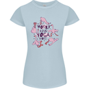 Worry Less Yoga More Womens Petite Cut T-Shirt Light Blue
