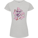 Worry Less Yoga More Womens Petite Cut T-Shirt Sports Grey