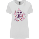Worry Less Yoga More Womens Wider Cut T-Shirt White