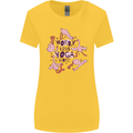 Worry Less Yoga More Womens Wider Cut T-Shirt Yellow