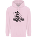 Wrong Park Funny T-Rex Dinosaur Jurrasic Childrens Kids Hoodie Light Pink