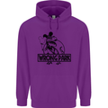 Wrong Park Funny T-Rex Dinosaur Jurrasic Childrens Kids Hoodie Purple