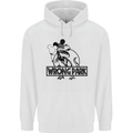 Wrong Park Funny T-Rex Dinosaur Jurrasic Childrens Kids Hoodie White