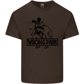 Wrong Park Funny T-Rex Dinosaur Jurrasic Kids T-Shirt Childrens Chocolate