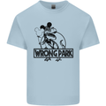 Wrong Park Funny T-Rex Dinosaur Jurrasic Kids T-Shirt Childrens Light Blue