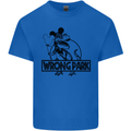 Wrong Park Funny T-Rex Dinosaur Jurrasic Kids T-Shirt Childrens Royal Blue